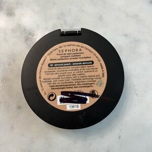 New Sephora Matte Perfection Powder‎ Foundation Compact 46 ALMOND PEACH Makeup